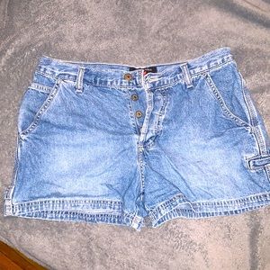 VTG Vintage Retro Dungarees Shorts high waist 100% cotton